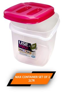 Nayasa Use Max Container Set Of 2 2ltr